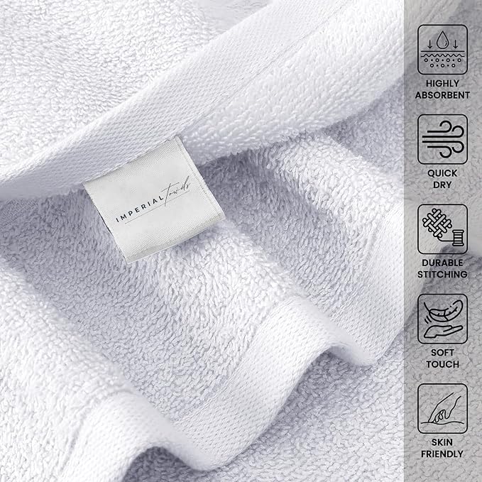 Hand Towels White Economy Towels Salon Towels - Image 2