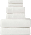 6-Piece Towel Set, 680 GSM, 2 Bath Towels, 2 Hand Towels, 2 Wash Cloths by Essell247