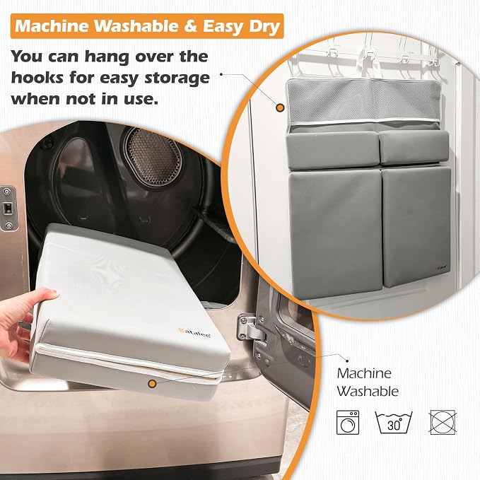 Premium Bath Kneeler, Baby Bath Kneeler and Elbow Rest Pad Set, Kneeling Pad - Image 7