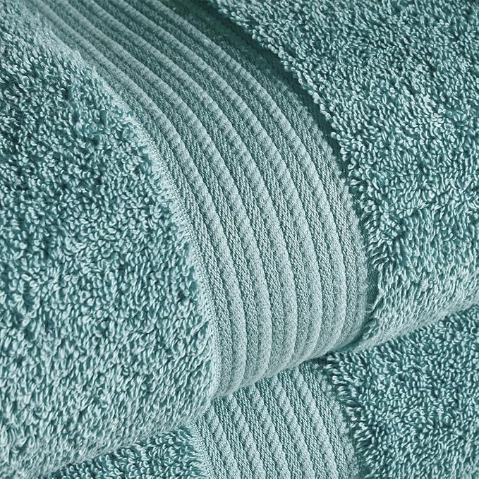 Christy Supreme Hygro 4 Piece Towel Set | Mineral Blue | 100% Luxury Supima - Image 3