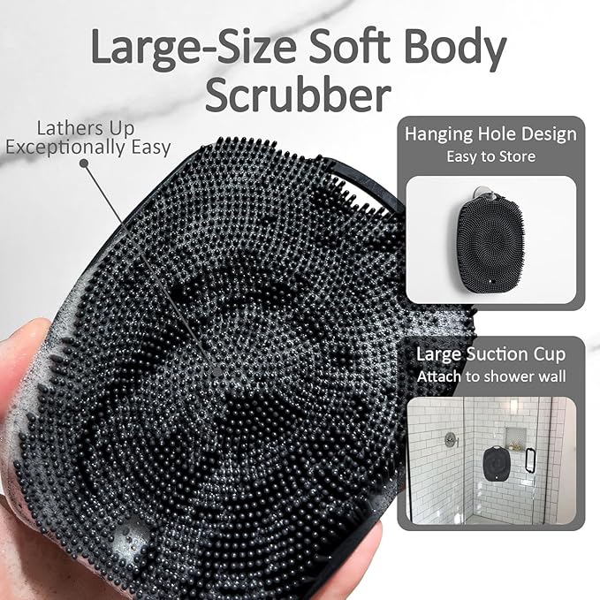 Soft Silicone Body Scrubber, Gentle Like a Hand Exfoliating Your Skin and Build - Image 6