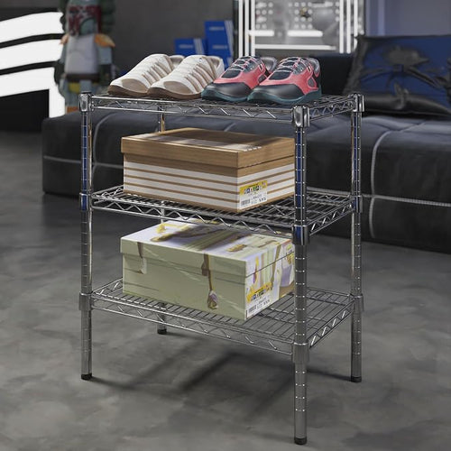 14" Deep x 24" Wide x 27" Height Wire Shelving Kit | 3-Tier | NSF Commercial - Image 2