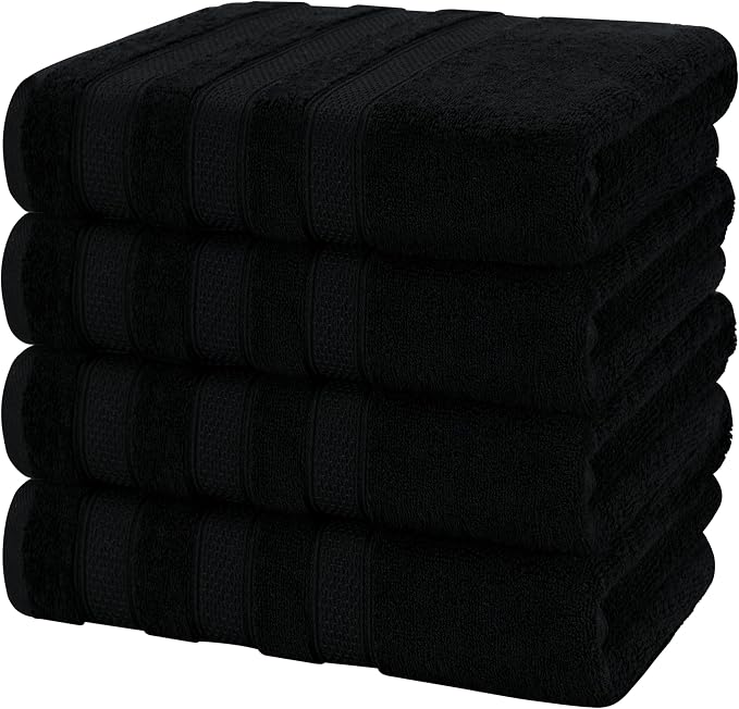 American Soft Linen Salem 100% Cotton Turkish 4 Piece Bath Towels - Image 5