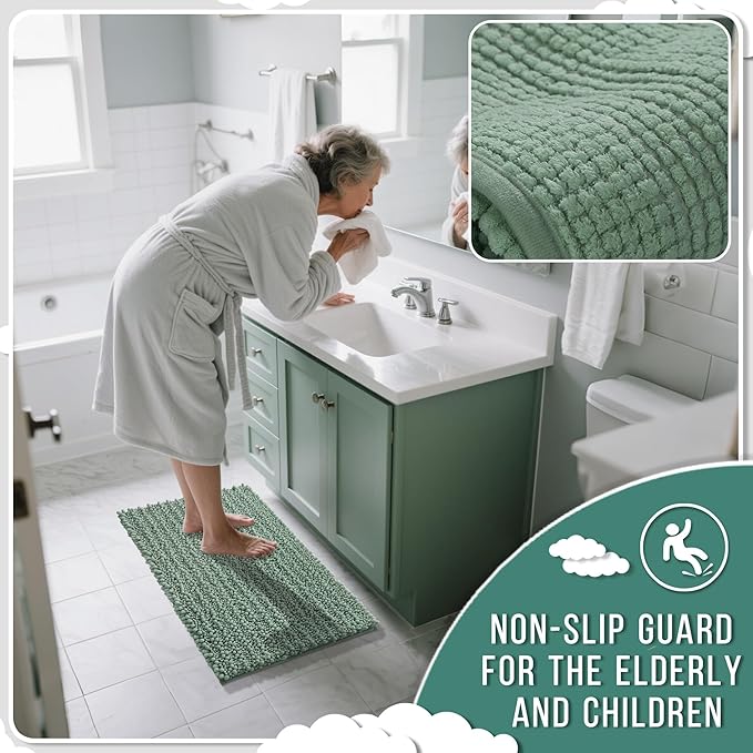 Yimobra Bathroom Rugs Non Slip Washable - Image 6