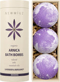 Arnica Bubble Bath Bombs Lavender Bergamot Essential Oils Luxurious Mega by NewMiuz
