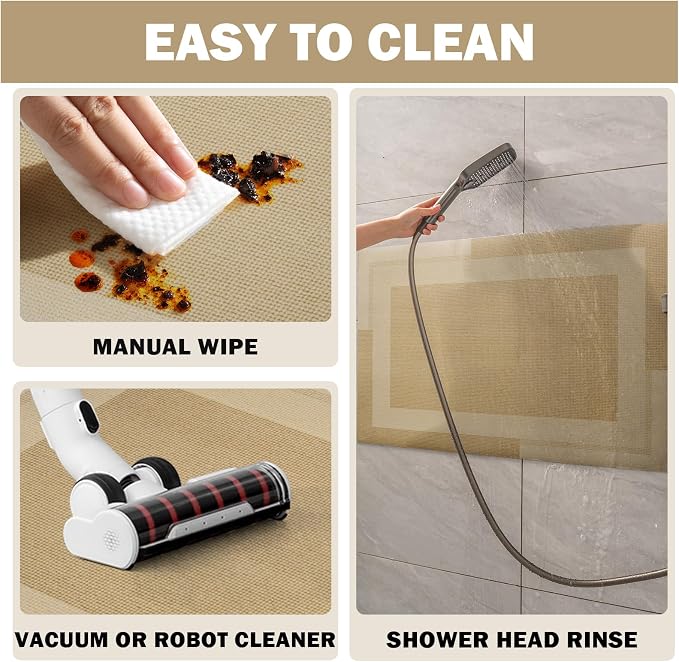Non Slip Long Bathroom Runner Rug Bath Mat, Rubber Backing Ultra Thin Bathroom - Image 7