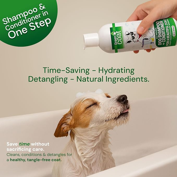 2-in-1 Dog Shampoo & Conditioner, Caviar Extract, Aloe & Bergamot - Image 3