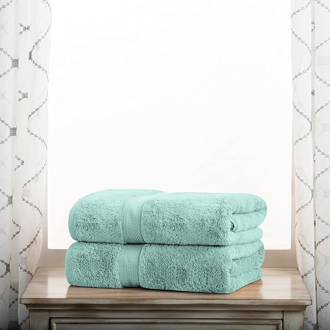 BLUENILEMILLS BNM Egyptian Cotton 2-Piece Towel Set, Includes 2 Bath Towels - Image 3