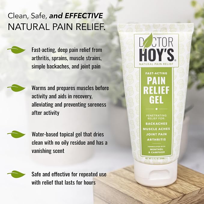 DOCTOR HOY'S Natural Pain Relief Gel, Topical Arnica Anti-Inflammatory Gel - Image 3