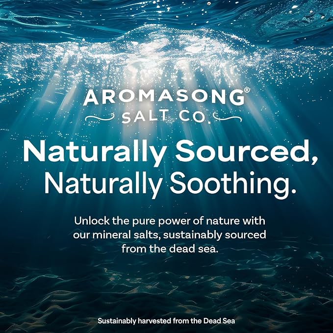 Aromasong Raw Magnesium Flakes for Bath + Dead Sea Salt for Soaking - 5 Lb - Image 6