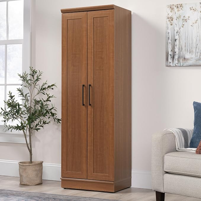 Sauder HomePlus Storage Cabinet/ Pantry cabinets, Sienna Oak finish - Image 2