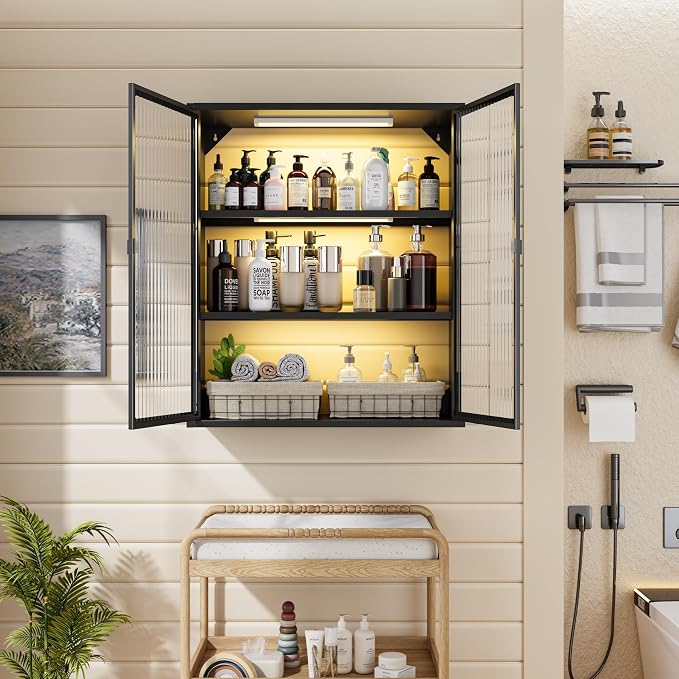 Laundry Room Cabinets Wall Mounted, Bathroom Wall Cabinet - Image 2