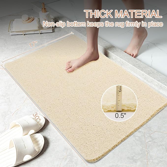 Joyhalo Shower Mats for Showers Anti Slip for Elderly, Bath Tub Mats for - Image 2