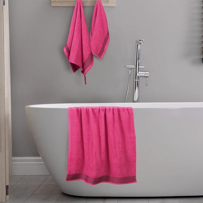 Belizzi Home Ultra Soft 3 Pack Cotton Towel Set, Contains a Bath Towel 28x55 - Image 4