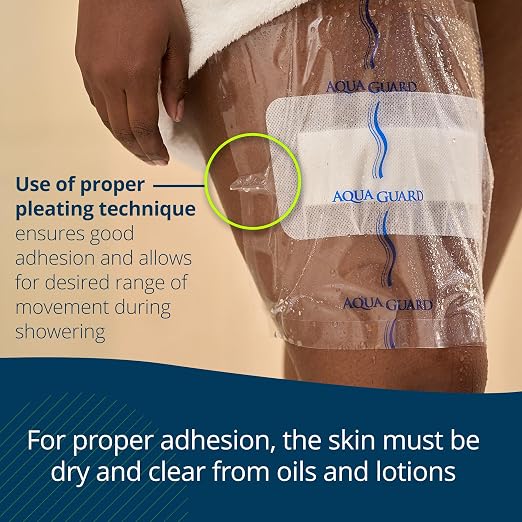 TIDI AquaGuard Sheet – 12” x 14” – Shower Protection Sheet – Self-Adhesive - Image 3
