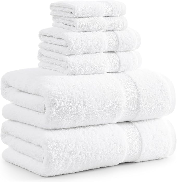 LANE LINEN 100% Cotton Luxury Bathroom Towel Set by LaneLinen