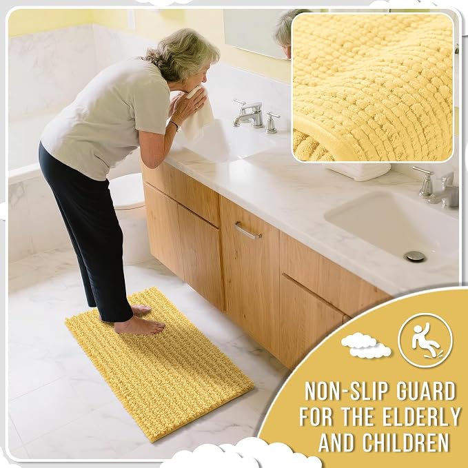 Yimobra Bathroom Rugs Non Slip Washable 32x20 Inch - Image 6