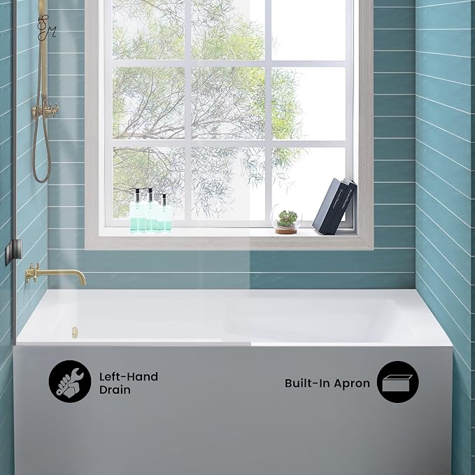 Swiss Madison Well Made Forever SM-AB543 Voltaire Alcove Tub - Image 4