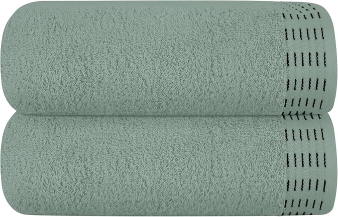 Cotton 2 Pack Oversized Bath Towel Set 28x55 inches, Large Bath Towels by Unknown
