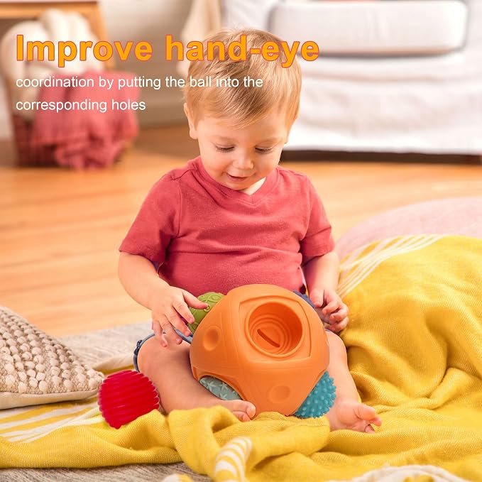 Balls for Toddlers 1-3 Baby Sensory Toys, Montessori Toys for Babies 6-12 - Image 6
