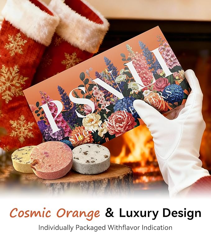 Shower Steamers Aromatherapy Stocking Stuffers 8 Scents – Christmas Gifts - Image 5