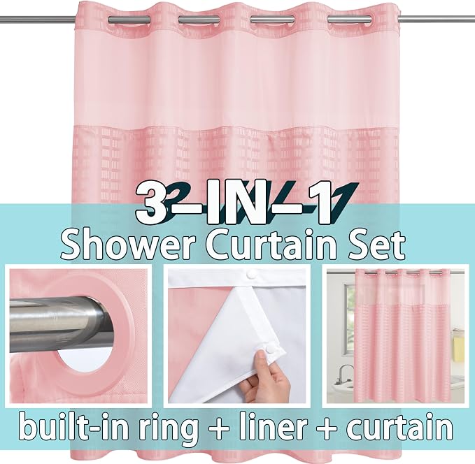 Conbo Mio No Hook Shower Curtain - Image 3