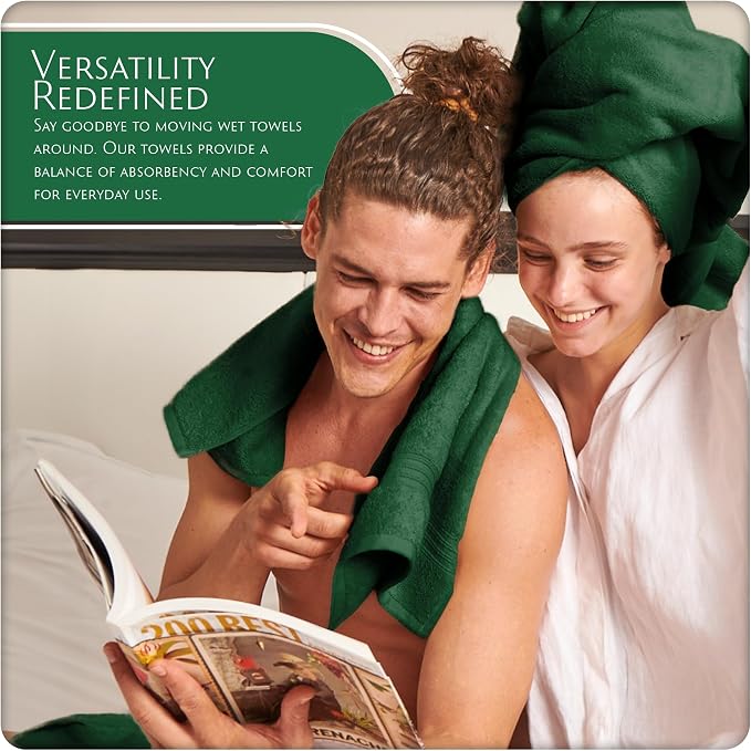 MAURA Basics Bath Towel Sets for Bathroom - Image 5