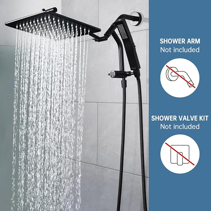 G-Promise All Metal 12 Inches Rain Shower Head - Image 7