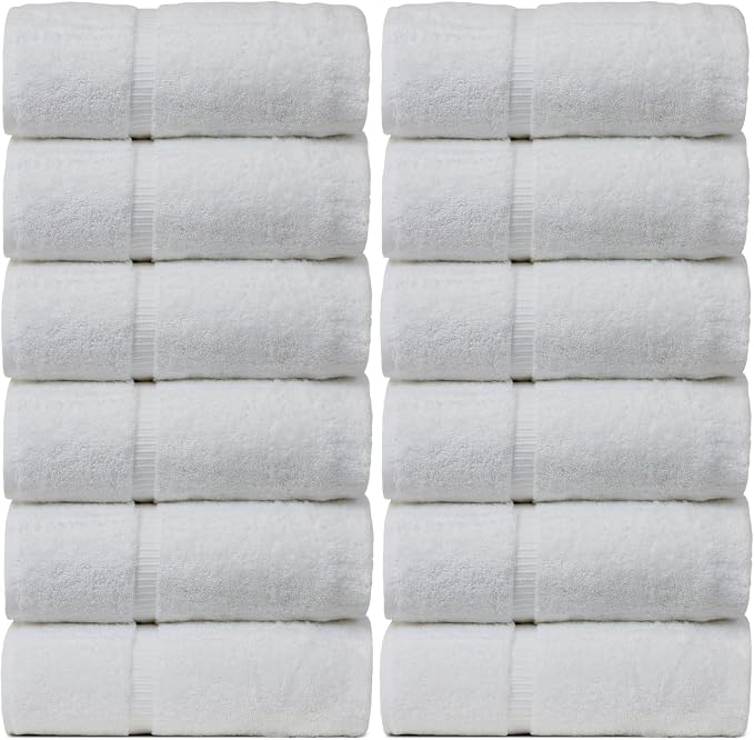 Bare Cotton Luxury Hotel & Spa Towel 100% Genuine Turkish Wash Cloths Dobby by BareCotton
