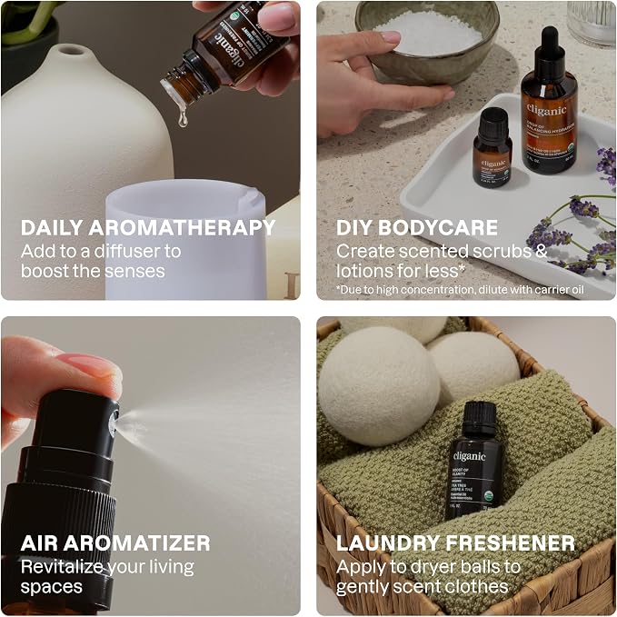 Cliganic Organic Aromatherapy TOP 12 Essential Oils Set, 100% Pure - Image 8