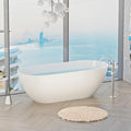 Abruzzo 59" Freestanding Bathtub Solid Surface by ABRUZZO