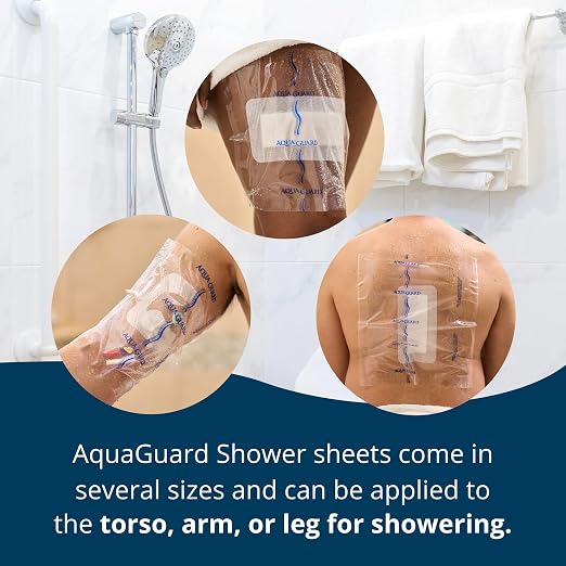 TIDI 50022-PKG AquaGuard Sheet – 7” x 22” – – Shower Protection Sheet – - Image 6