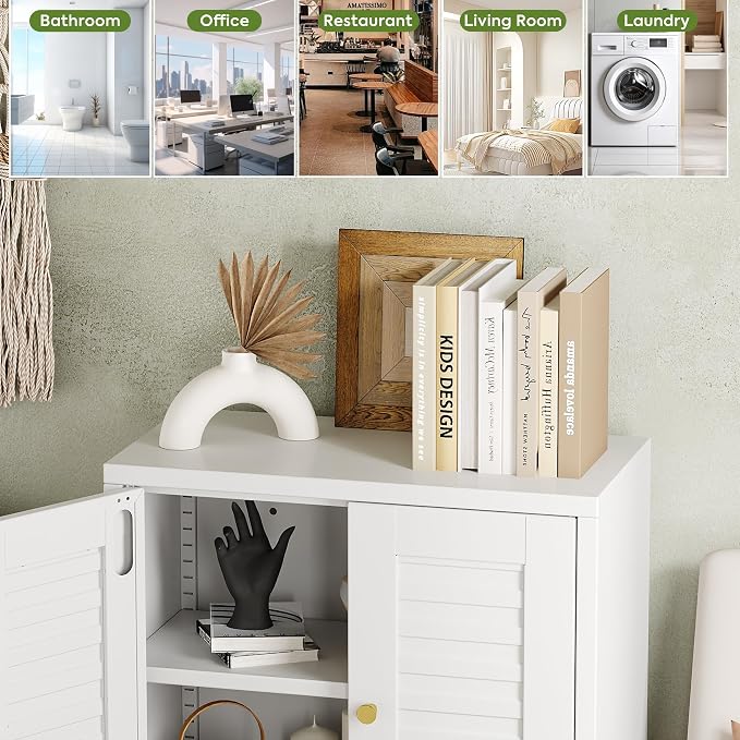 Bathroom Floor Storage Cabinet - Image 8