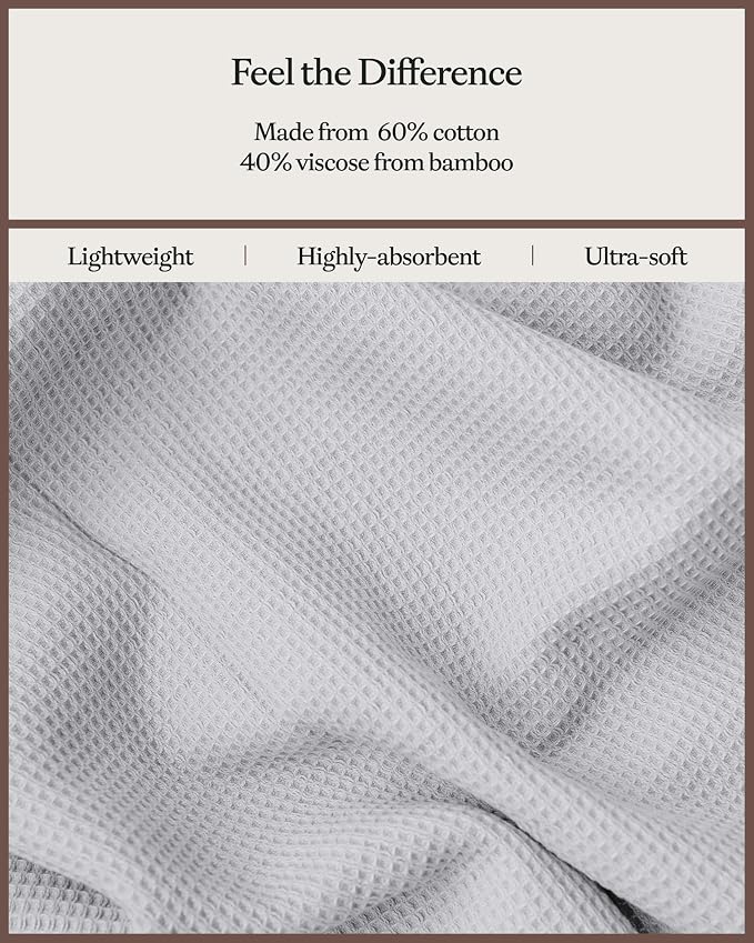 Cozy Earth Waffle Bath Towels - Image 4