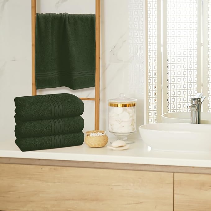 BOUTIQUO Ultra Soft Cotton 6 -Piece Hand Towel Set 16x24 Inch, Spa & General - Image 4