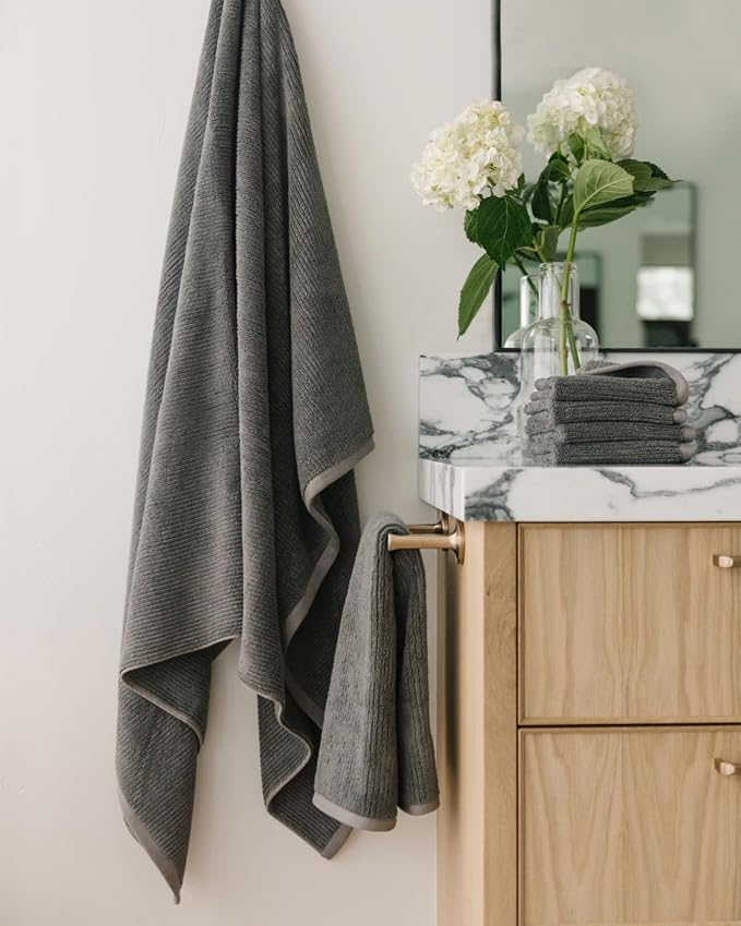 Cozy Earth Ribbed Bath Sheet Set - Image 2
