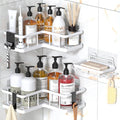 YASONIC Shower Caddy Corner, No Drilling Shower Organizer Corner by YASONIC