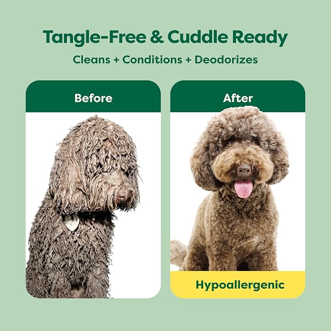 Earth Rated Hypoallergenic 3-in-1 Detangle Dog & Puppy Shampoo & Conditioner - Image 2