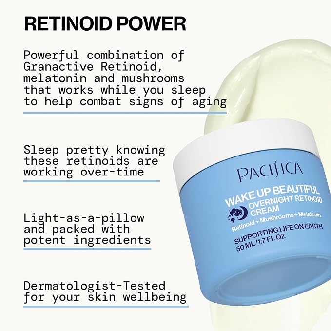 Pacifica Wake Up Beautiful Retinoid Night Cream – Overnight Anti-Aging - Image 6