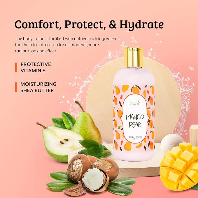 Home Spa Gift 10oz Deep Moisturizing Fragrance Body Lotion & 8 oz. Fine - Image 5