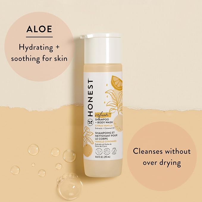 The Honest Company 2-in-1 Cleansing Shampoo Body Wash Gentle - Image 2