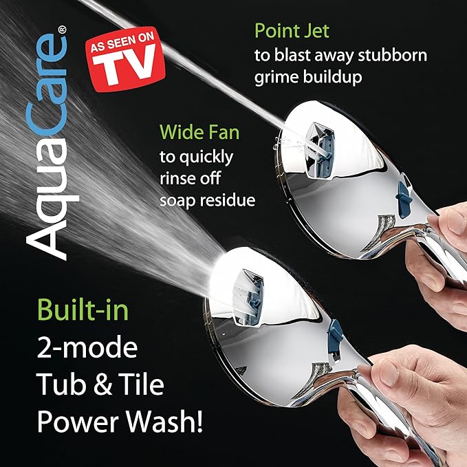 Hotel Spa AquaCare As-Seen-On-TV High Pressure 48-setting Rain & Handheld 3-way - Image 4