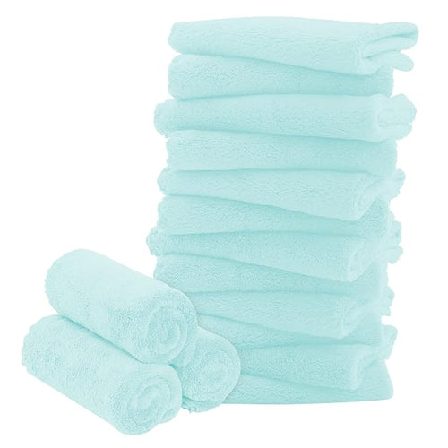 16 Pack Baby Washcloths by BAMBOO+QUEEN