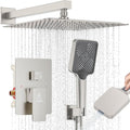 Shower System Modern Rain Brass Faucet Set by JQBQS