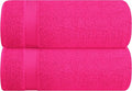 Belizzi Home Cotton 2 Pack Oversized Bath Sheet 35x70, Large Bath Sheet by Unknown