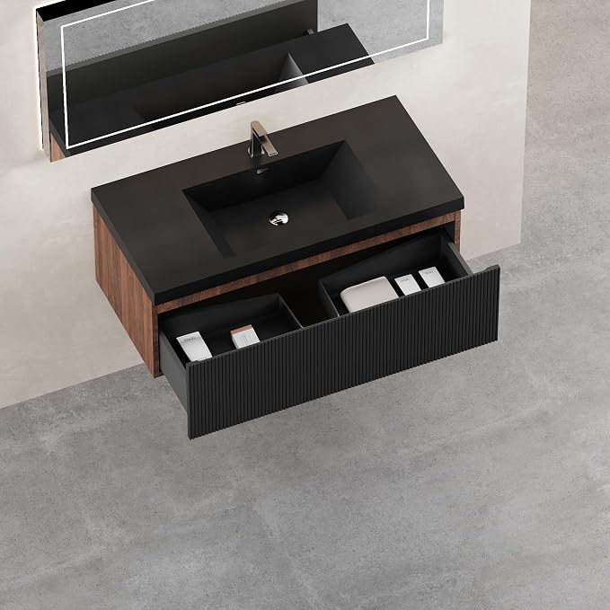 42" W Floating Bathroom Vanity - Image 5