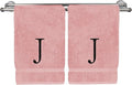 Monogrammed Hand Towel, Personalized Initial Gift, Extra Absorbent 100% Turkish by BareCotton