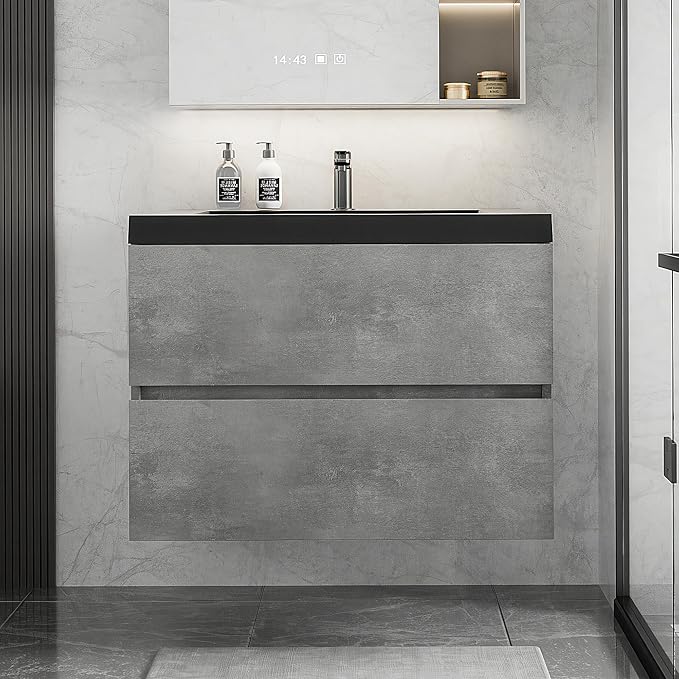 30 Inch Floating Bathroom Vanity by Runave