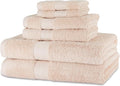 Amazon Basics Fade Resistant Bath, Hand and Washcloth Towel Set, 100% Cotton by AmazonBasics