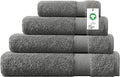 Delara 100% Organic Cotton Towels 650 GSM Plush Feather Touch Quick Dry Towel by Delara